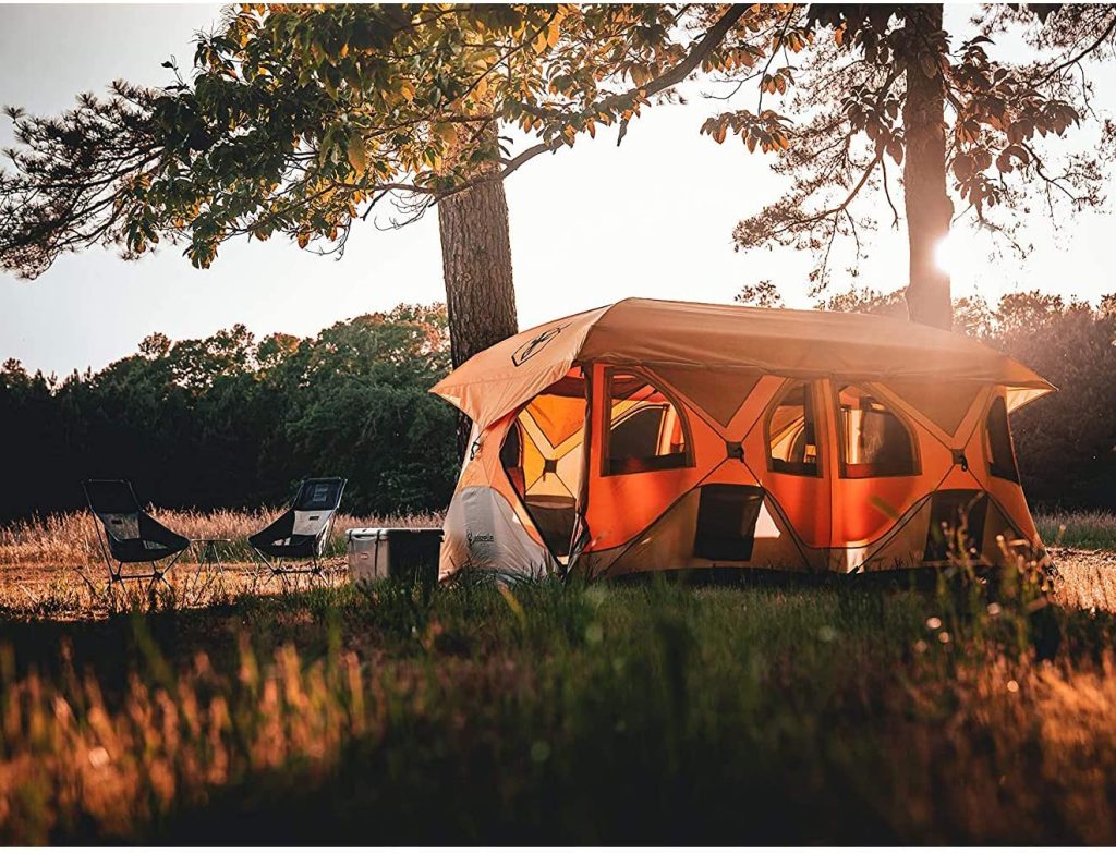 portable pop up family camping tent