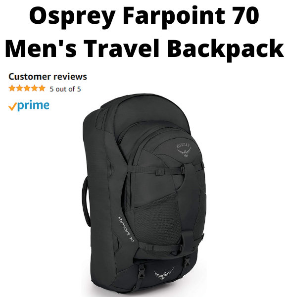 osprey men's travel backpack