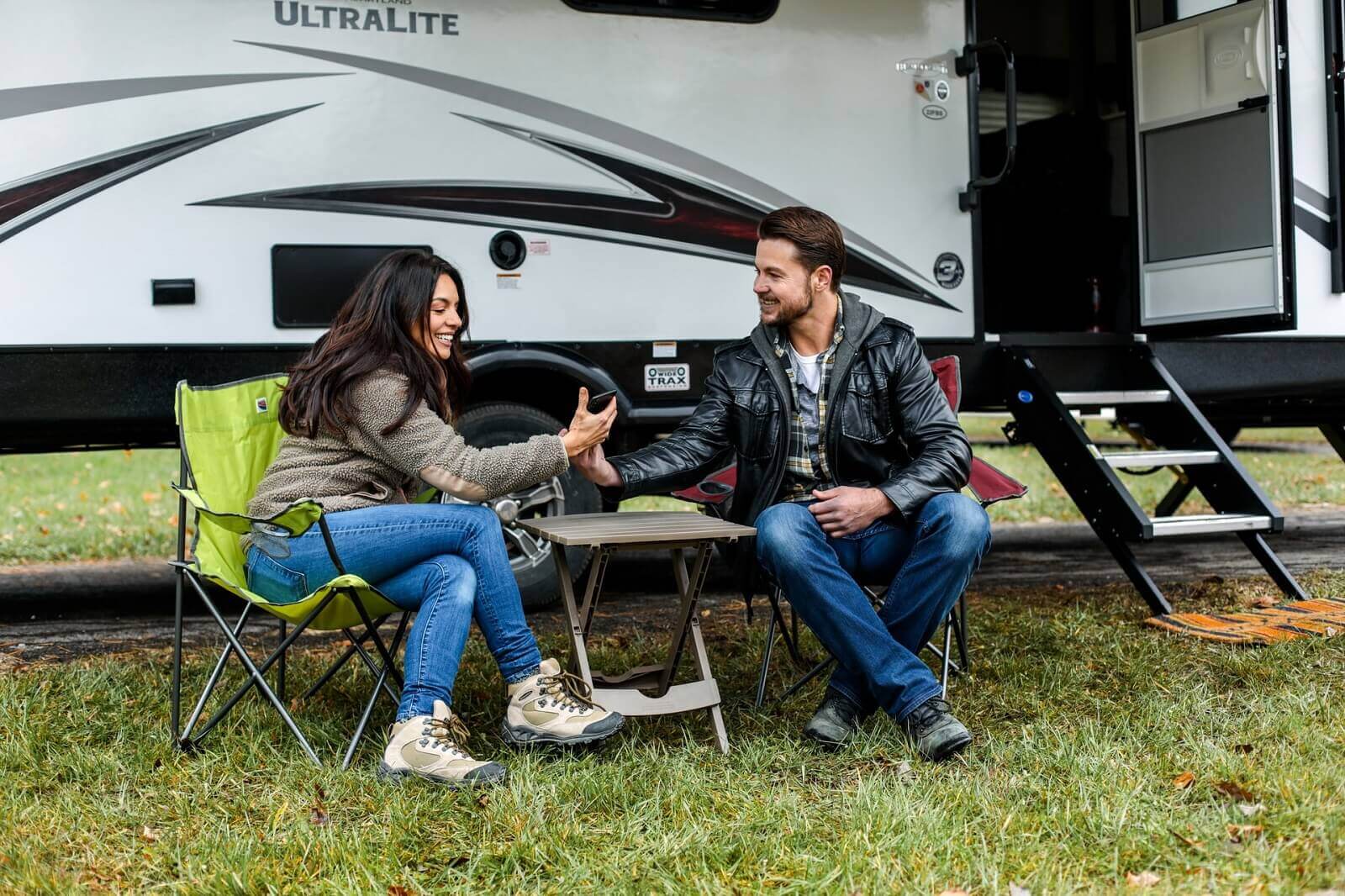 couple buys new rv